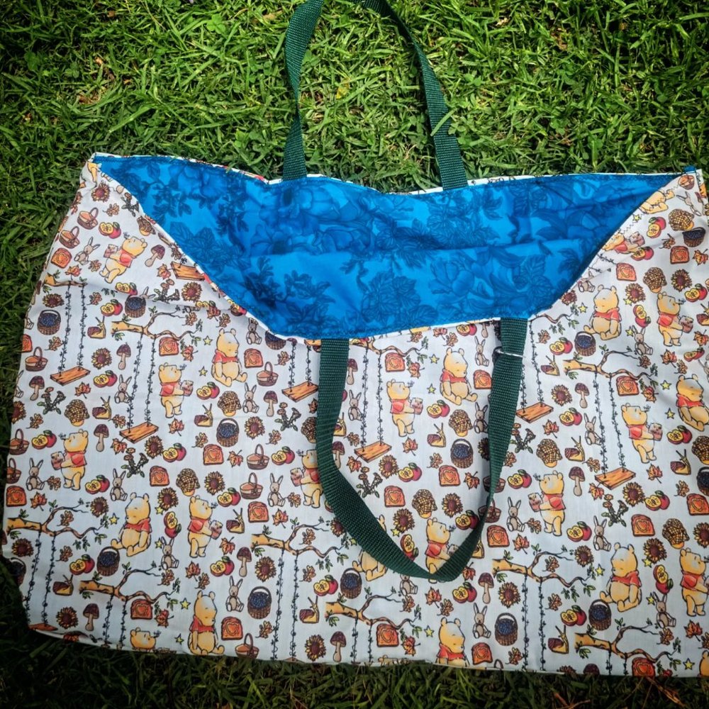 Handmade Winnie-the-Pooh tote bag